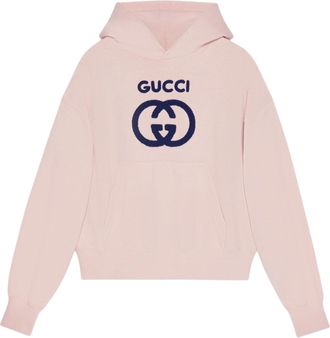 Gucci (WMNS) Gucci Cotton Jersey Sweatshirt With Embroidery Light Pink 768122-XJF8S-5874