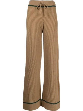 Madeleine Thompson Cashmere/ Wool Jogger Pants $465 Small Yellow/ Beige offers