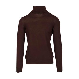 Mauro Ottaviani Wool Turtleneck - male - Mauro Ottaviani - Turtlenecks - Brown - 2XL - Knitwear