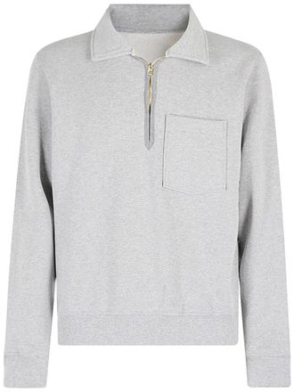 Fortela Poloshirt met halve rits - Grijs