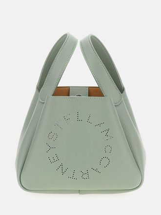 Stella McCartney Borsa Stella McCartney in pelle sintetica a grana con logo traforato