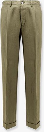 Nugnes Pantaloni Clark-Fu in lino - NUGNES 1920 - gender_Man