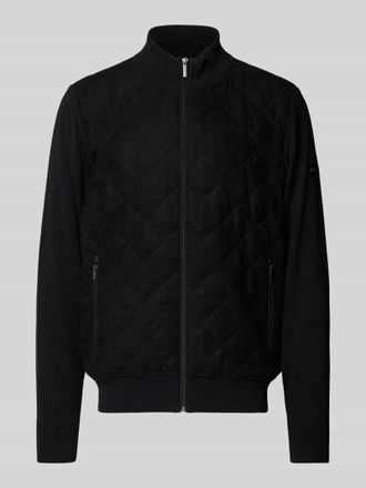 Bugatti Jacke mit Reißverschlusstaschen in Dunkelgrau, Größe XXXXL