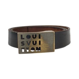 Louis Vuitton Pre-owned Standard Belt - female - Louis Vuitton Vintage - Vintage Belts - Brown - ONE SIZE - Pre-owned