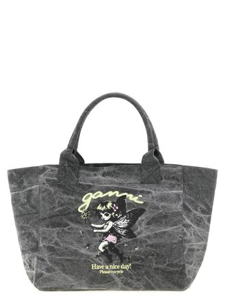 Ganni Black Fairy Medium Tote