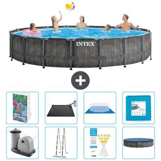 Intex Piscina Prism Frame Redonda - 549x122 Cm - 9-piezas S621