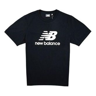 New Balance Mens New Balance Casual Loose Short Sleeve Black NEA2E031-BK