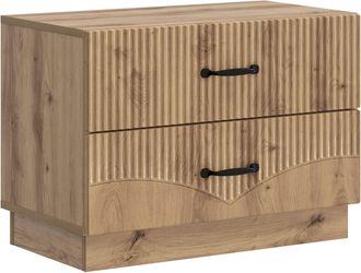 vidaXL Armario De Noche Roble Artisan 62 X 34,5 X 44,5 Cm Vidaxl