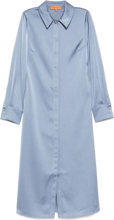 Stine Goya collared midi dress - Blue