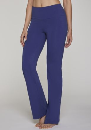 Active By Lascana Jazzpants LASCANA ACTIVE, Damen, Gr. 32/34, N-Gr, blau (marine), Single Jersey, Obermaterial: 95% Baumwolle, 5% Elasthan, unifarben, Basic, lang, Hose