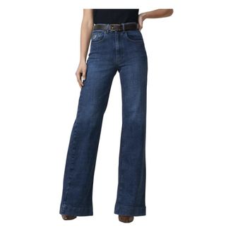 Lois Boot-cut Jeans, female, Blue, Size: W30 L32 Elegant Blue Pink Trousers
