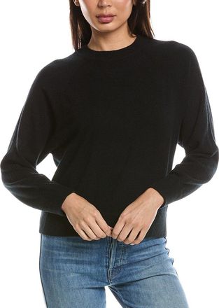 Fort&eacute; Cashmere Rib Trim 100% Cashmere Sweatshirt