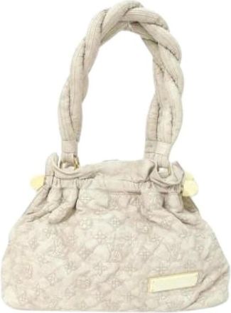 Louis Vuitton Pre-owned Handbags, female, Beige, Size: ONE SIZE Pre-owned Vintage Shoulder Bag