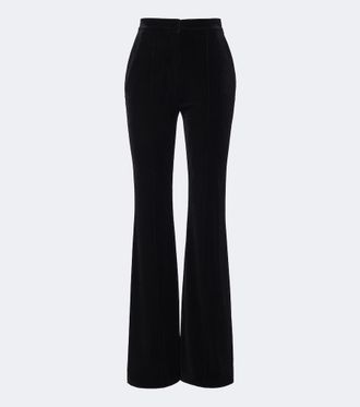 Elie Saab Velvet flared pants