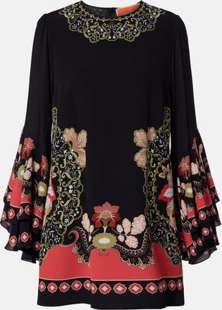 La DoubleJ Friday printed cr&ecirc;pe minidress