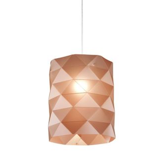 Linea Zero Suspensi&oacute;n Cobre En Metal Cromado Cm. 27x32h