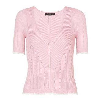 Balmain Mujer, Jerseys, Rosa, Talla: M