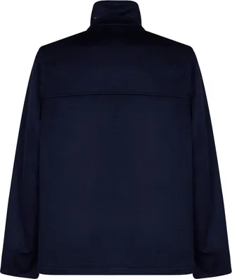 Brunello Cucinelli Mens Bomber Jacket Virgin Wool Beaver Blue