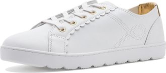 Lilly Pulitzer The Lilly Sneakers Womens Shoes Resort White : 6.5 M, Leather