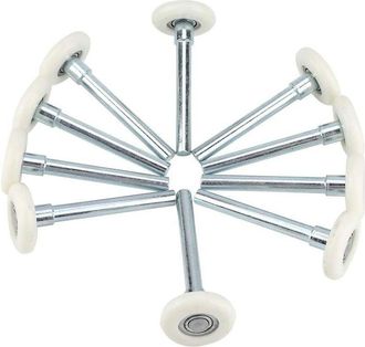 OEM Rodillos Para Puerta De Garaje, Paquete De 10 Rodillos De Repuesto De Nailon Para Puerta De Garaje Con V&aacute;stago De 5,1 Cm, Rodillo Para Puerta De Ducha