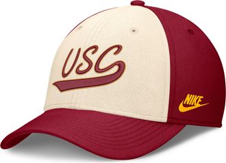 Nike USC Legacy Nike Mens Dri-FIT College Hat in Brown | NC300C3BSCV-HZH