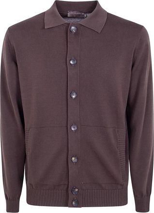 FILIPPO DE LAURENTIIS Truien & Vesten, Heren, Bruin, M, Casual Shirts