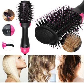 Trade Shop Trade Shop - Spazzola One Step Lisciante Ionica Asciugacapelli In Ceramica Phon 4 In 1 1000 W