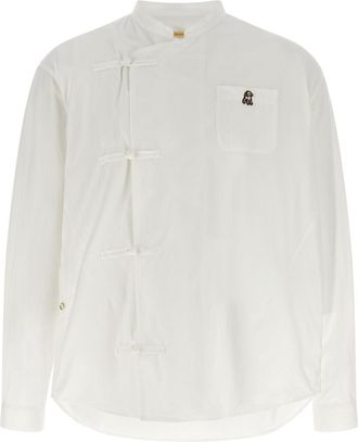 Undercover White Regular Solid Shirt