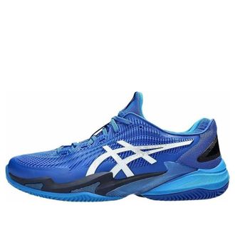 Asics Court FF 3 Novak Clay Tuna Blue Pure Silver 1041A521-965