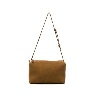 Low Classic Suede Shoulder Bag