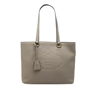 Prada Pre-owned Tote Bags, female, Gray, Size: ONE SIZE Pre-owned Vintage Tote Bag