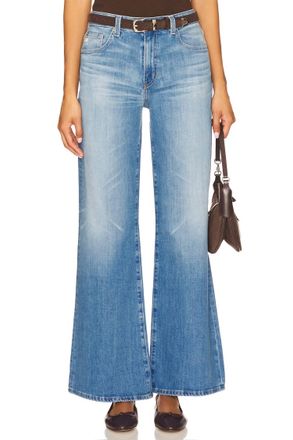 AG - Adriano Goldschmied Saige Wide Leg Jeans In 18 Years Bisou