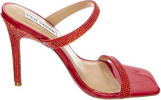 Steve Madden Heeled Mules - Dames - Muiltjes - Rood - 35 1/2 EU - Schoenen