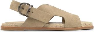 Castaner Philo Flat Sandal - Dames - Sandalen - Beige - 38 EU - Leer - Schoenen