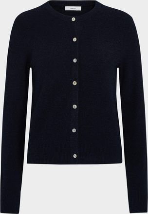 Vince Crewneck Boucl&eacute; Cardigan