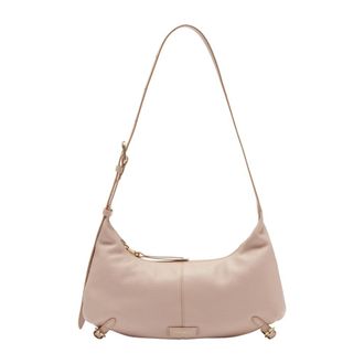 Coccinelle Abigail Small Hobo Bag - Dames - Schoudertassen - Roze - ONE Size - Leer - Tassen