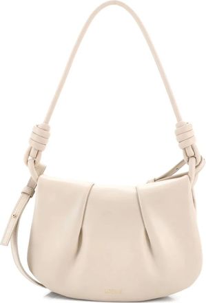 Loewe Paseo Leather shoulder bag - Beige
