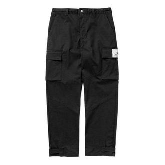 Nike Jordan Air Jordan Solid Color Label Cargo-style Sports Pants Mens Black DQ7342-010