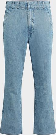 Hudson Men & apos;s Walker Bootcut Snap-Hem Denim Trousers