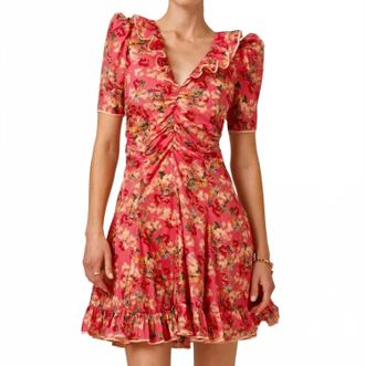byTiMo Cotton Party Mini Dress In Crush