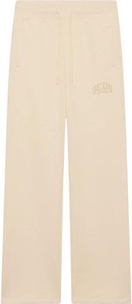 GCDS Logo Lounge Trainingsbroeken - Dames - Sweatpants - Wit - XL - Katoen - Broeken