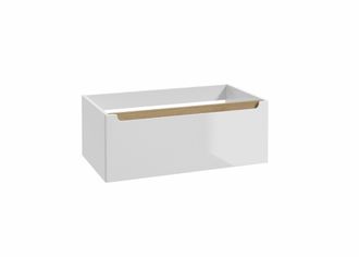 Puma Naturel - Mueble De Ba&ntilde;o Complementario Stilla 80x30x45 Cm, Blanco (stillab08001)
