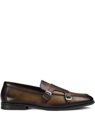 Doucal's Light Brown Solid Loafers