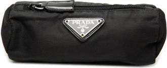 Prada Pre-owned Bags, female, Black, Size: ONE SIZE Pre-owned Cosmetic Pouch