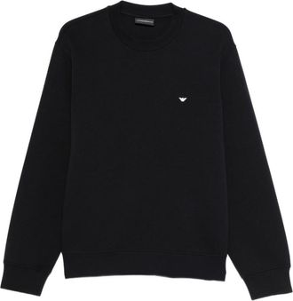 Emporio Armani Black Crew Neck Sweatshirt