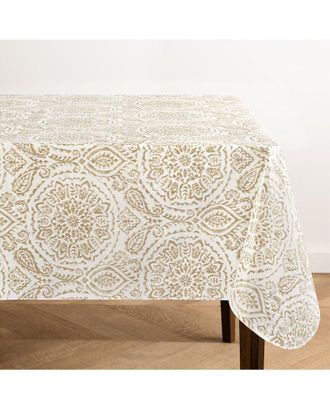 Elrene Savannah Boho Paisley Printed Vinyl Indoor/Outdoor Tablecloth