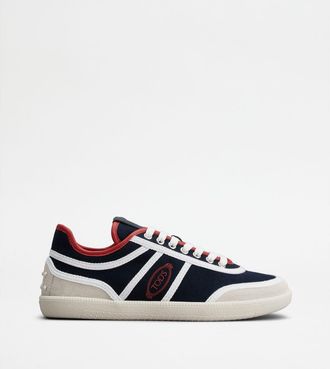 Tod's Tods Tabs Sneakers in Canvas and Suede