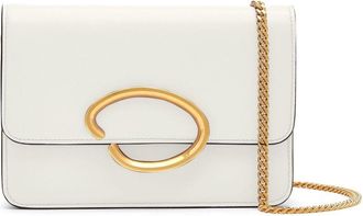 Oscar De La Renta O Pochette leather cross body bag - women - Leather - One Size - White