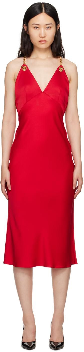 ワンピース MOSCHINO JEANS Woman Dress Red 04773726 0129 Moschino Dress MOSCHINO JEANS Woman color Red from $252.41