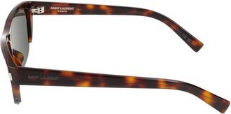 Saint Laurent Womens Sl Sunglasses Tortoiseshell Acetate